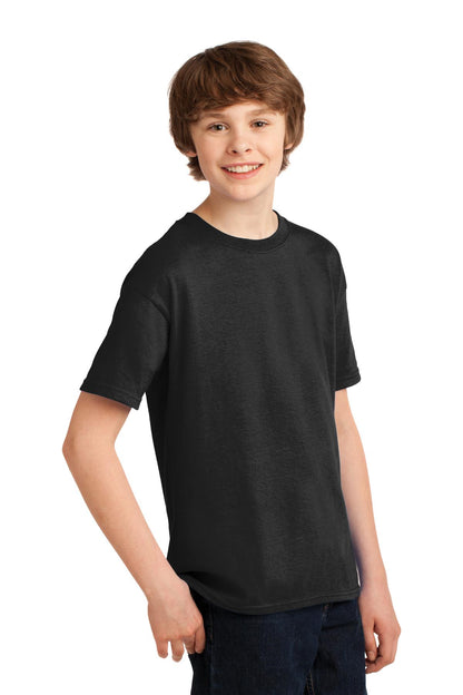 Black Gildan Youth Gildan Performance T-Shirt. 42000B plain