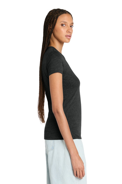 Black Ht BELLA+CANVAS Women's Slim Fit Tee. BC6004