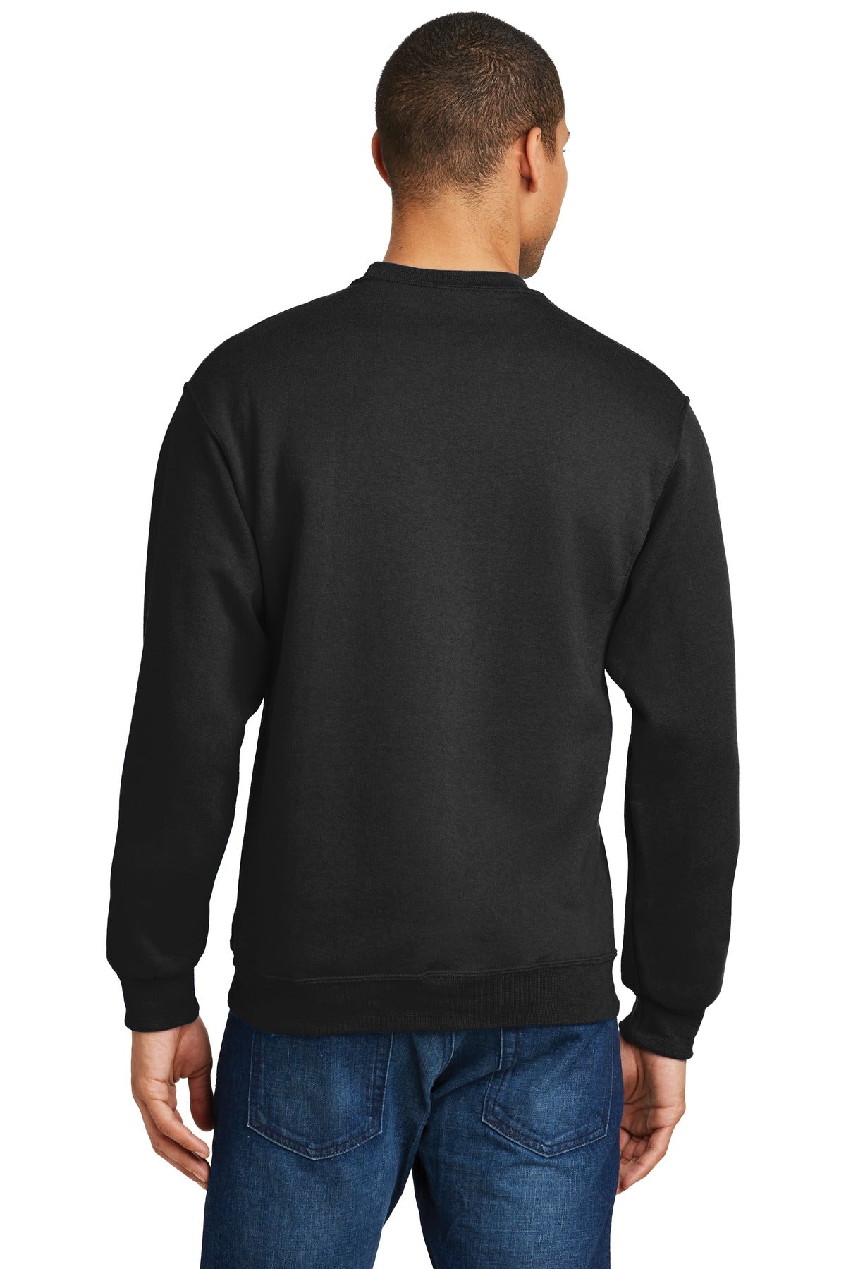 Black Jerzees - NuBlend Crewneck Sweatshirt. 562M plain