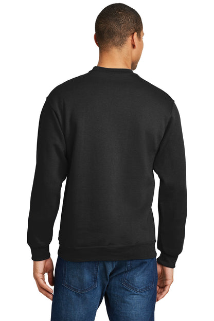 Black Jerzees - NuBlend Crewneck Sweatshirt. 562M plain