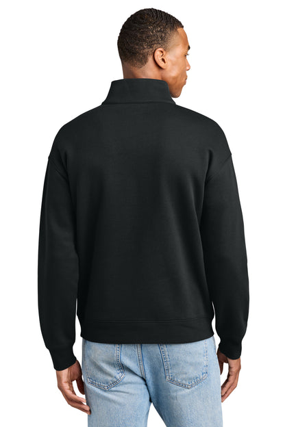 Black New Era Heritage Fleece 1/2-Zip NEA528