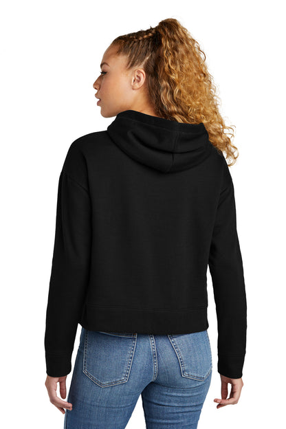 Black New Era Women's Comeback Fleece Pullover Hoodie LNEA550 plain