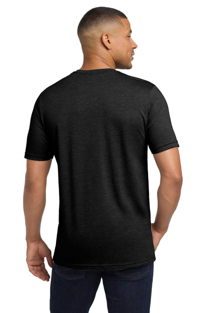 Black Next Level Apparel Adult Poly/Cotton Tee. NL6200 plain