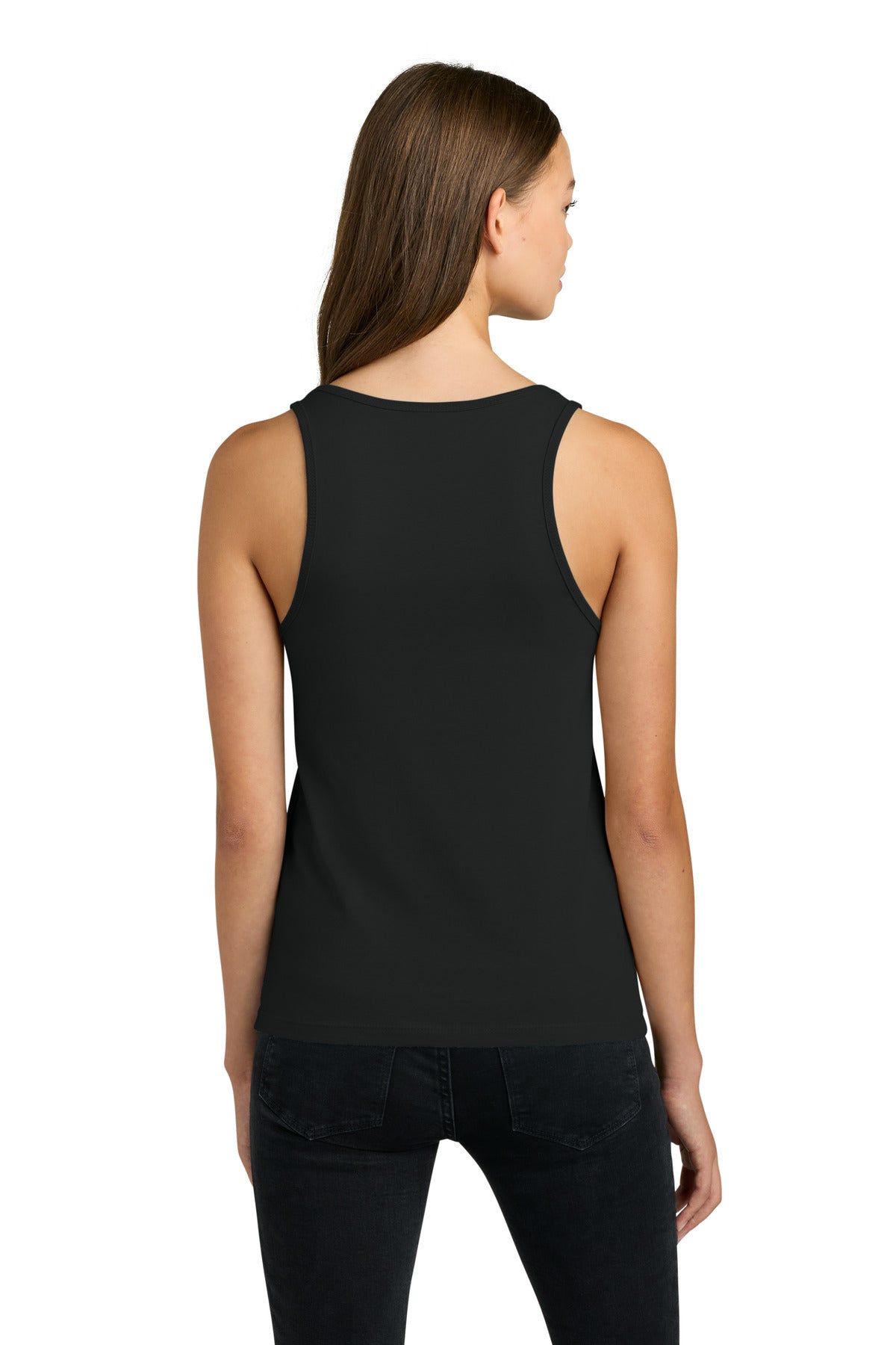 Black Next Level Apparel Women's Cotton Tank NL3933 plain