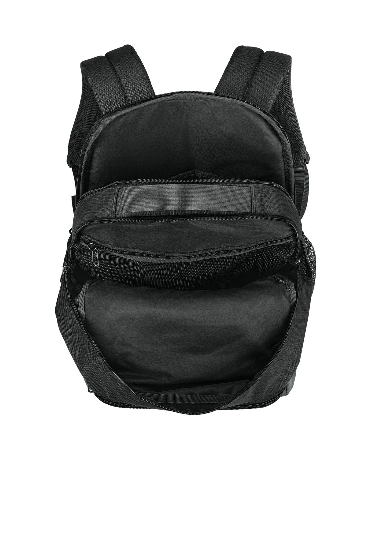 Black Nike Brasilia Medium Backpack NKDH7709 plain