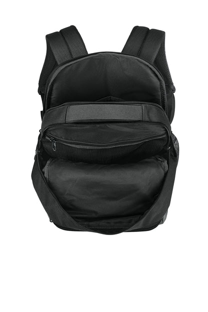 Black Nike Brasilia Medium Backpack NKDH7709 plain