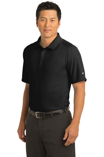Black Nike Dri-FIT Classic Polo. 267020 plain