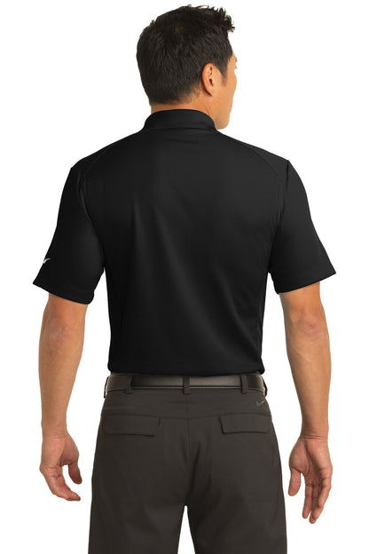 Black Nike Dri-FIT Classic Polo. 267020 plain