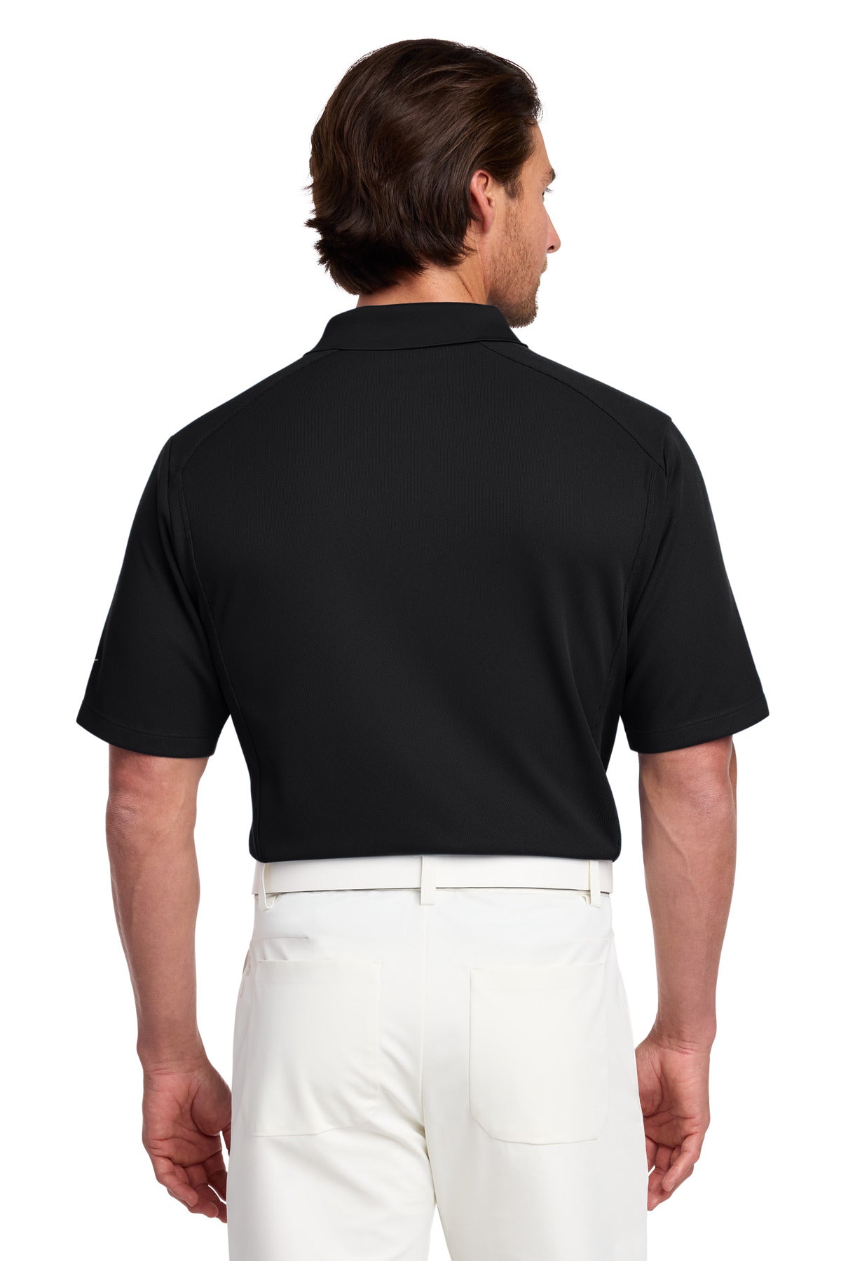 Black Nike Dri-FIT Classic Polo. 267020 plain