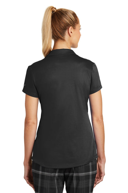 Black Nike Women's Dri-FIT Legacy Polo. 838957 plain