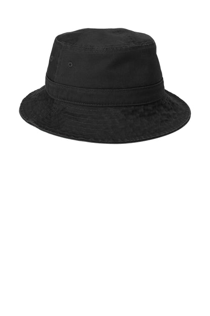 Black Port Authority Bucket Hat. PWSH2 plain