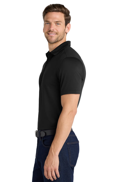 Black Port Authority City Stretch Polo K682 plain