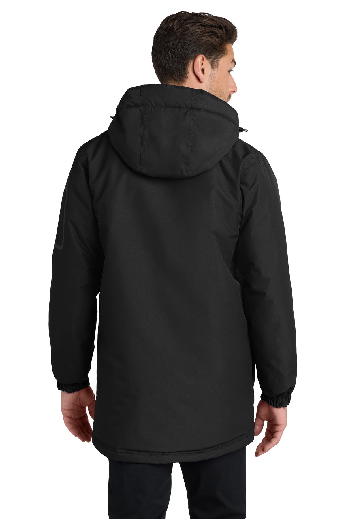 Black Port Authority Heavyweight Parka. J799 plain