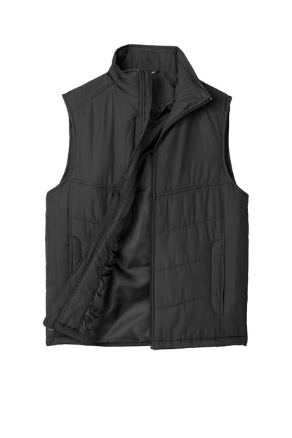 Black Port Authority Puffy Vest. J709