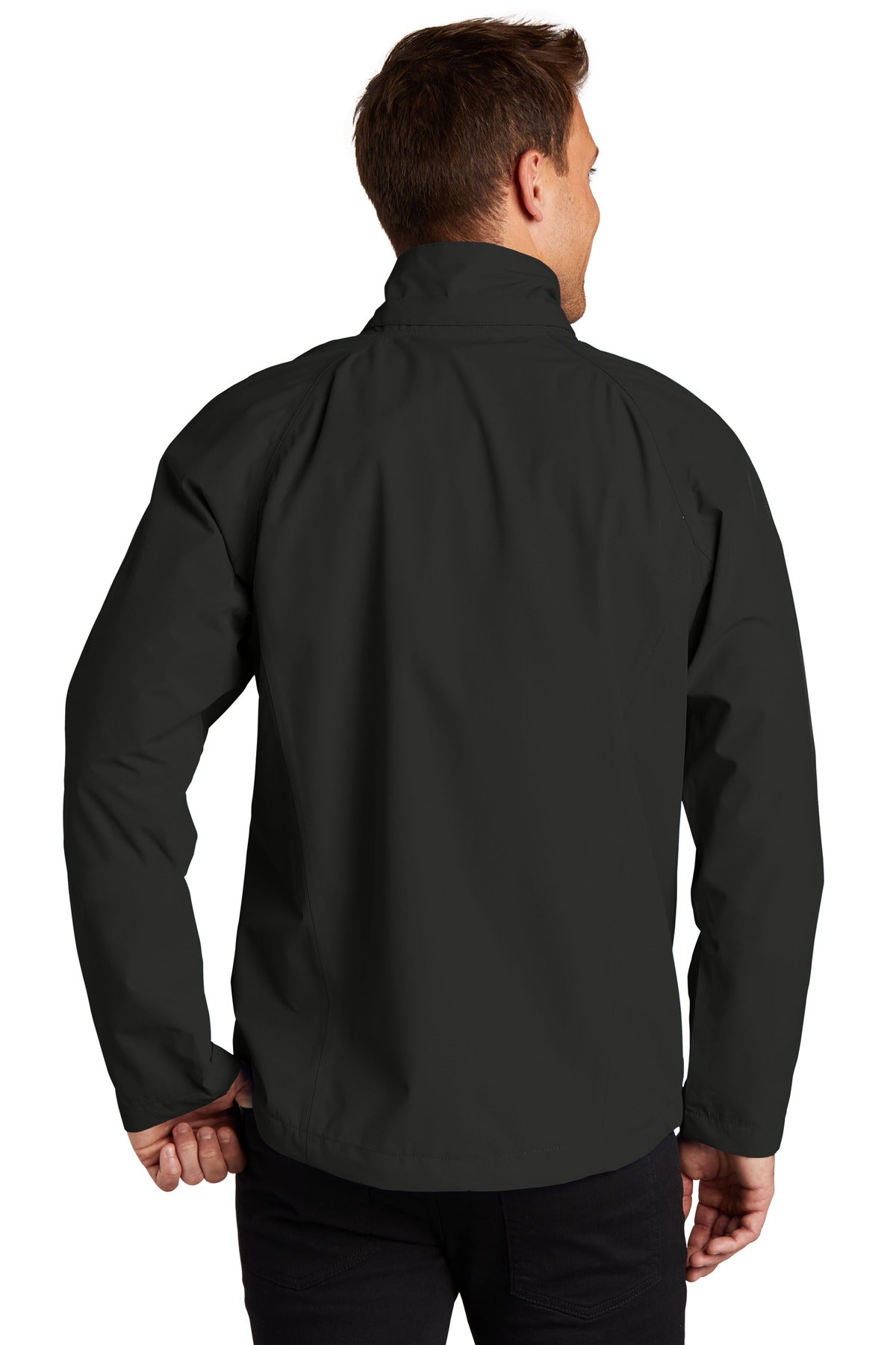 Black Port Authority Tall Torrent Waterproof Jacket TLJ333 plain