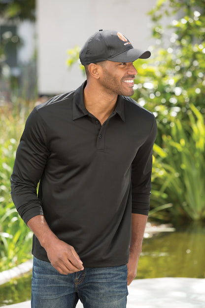 Black Port Authority Uniforming Twill Cap. C913 plain