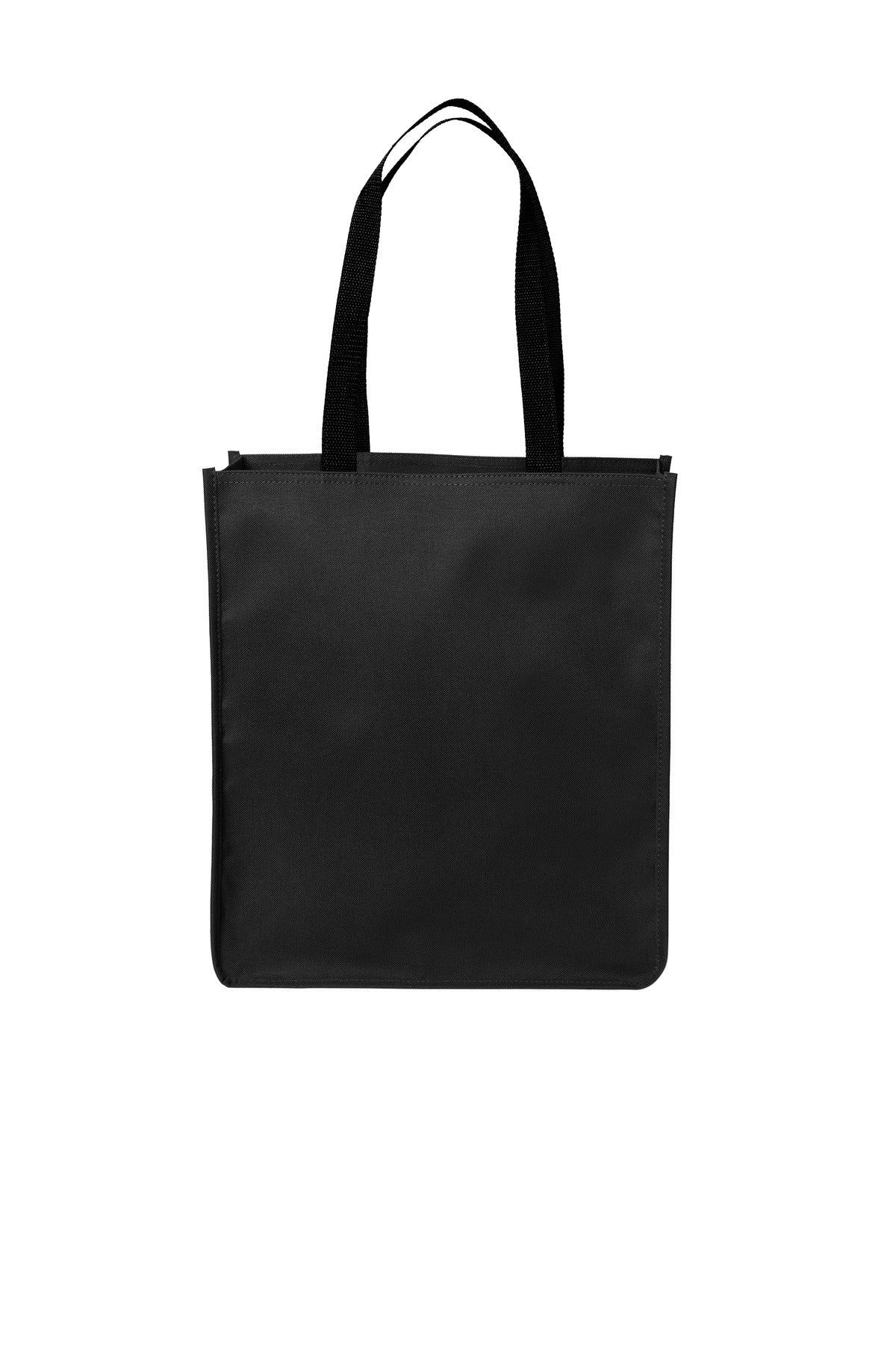 Black Port Authority Upright Essential Tote BG431 plain