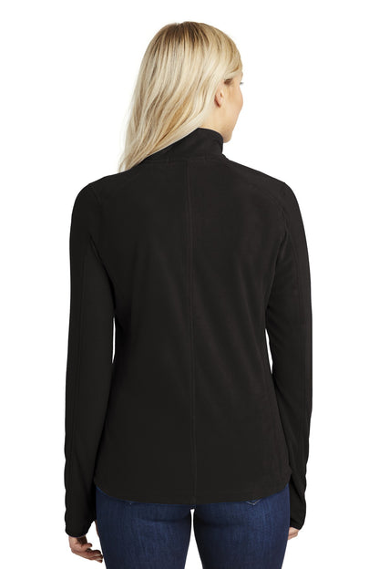 Black Port Authority Women's Microfleece 1/2-Zip Pullover. L224 plain