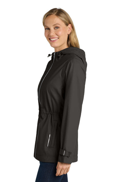 Black Port Authority Women's Northwest Slicker. L7710 plain