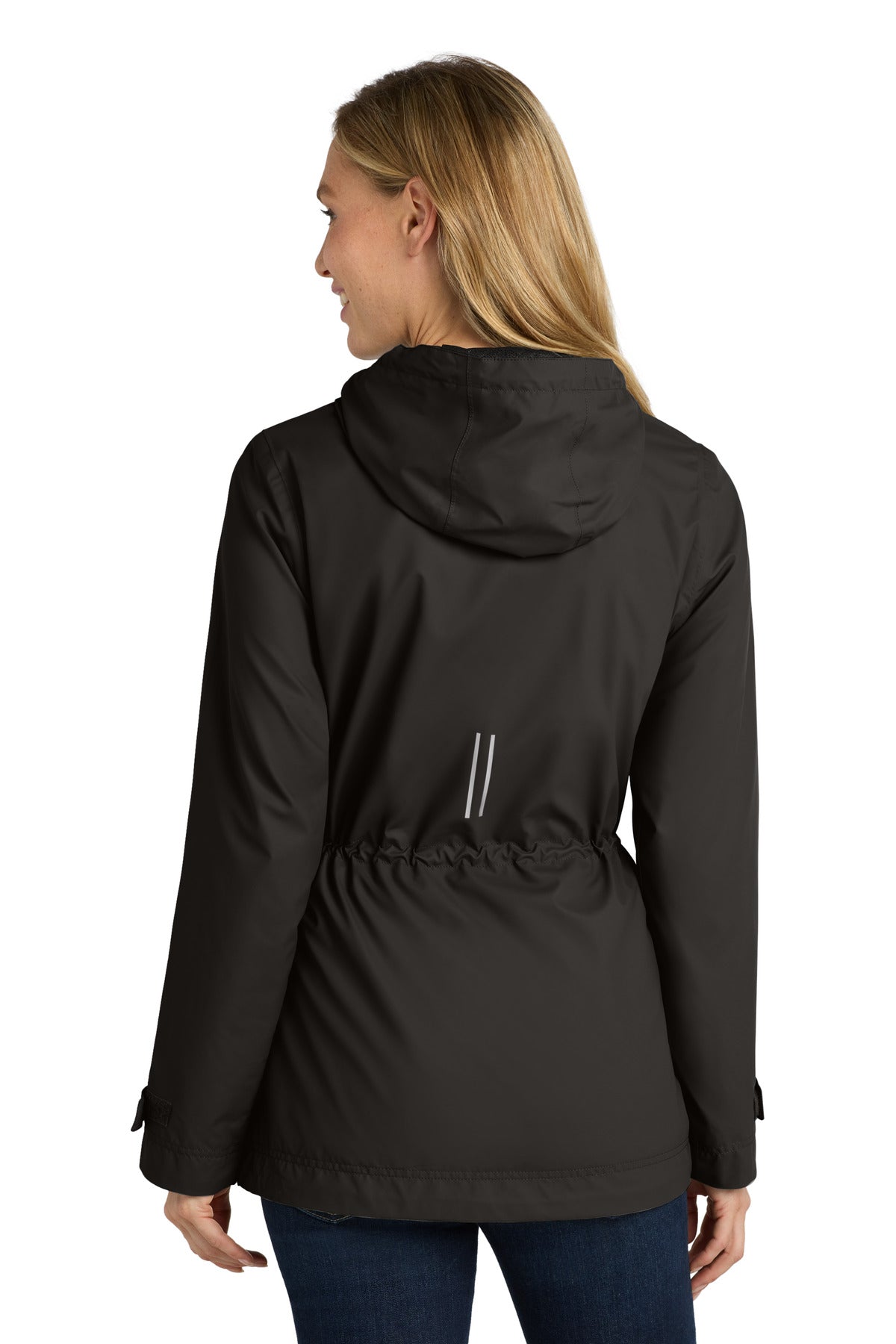 Black Port Authority Women's Northwest Slicker. L7710 plain