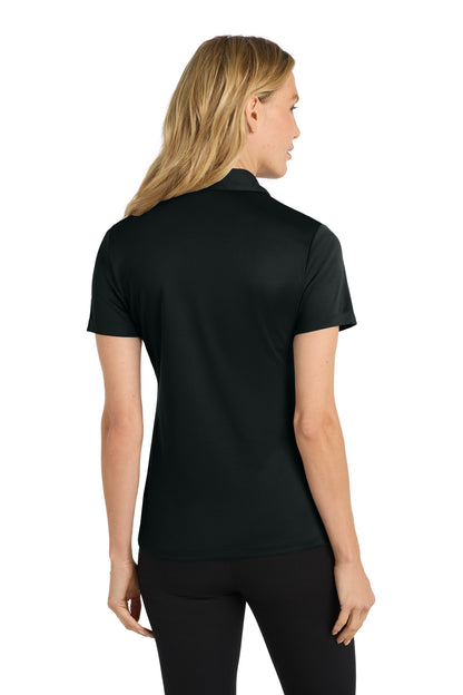 Black Port Authority Women's Silk Touch Performance Polo. L540 plain