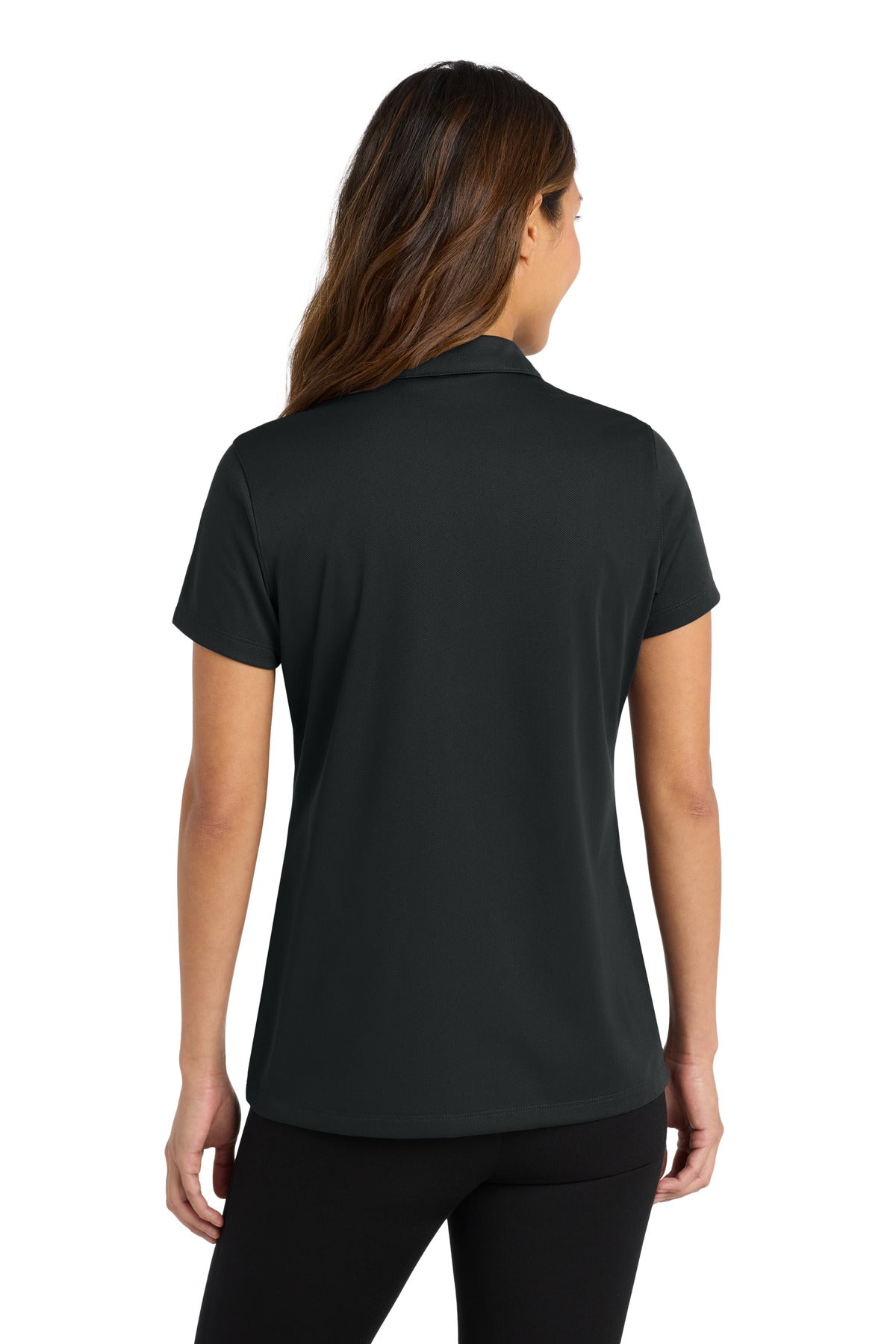 Black Port Authority Women's Tech Pique Polo. L527