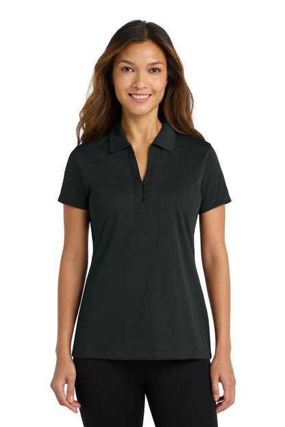 Black Port Authority Women's Tech Pique Polo. L527