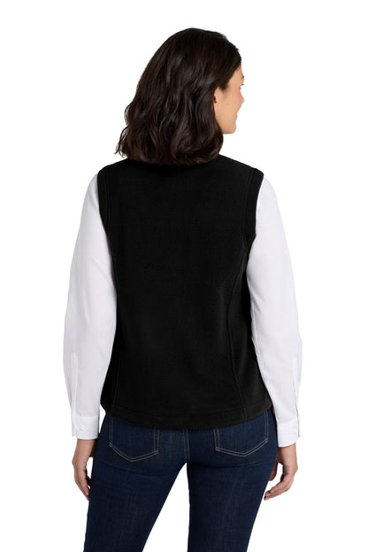 Black Port Authority Women's Value Fleece Vest. L219 plain