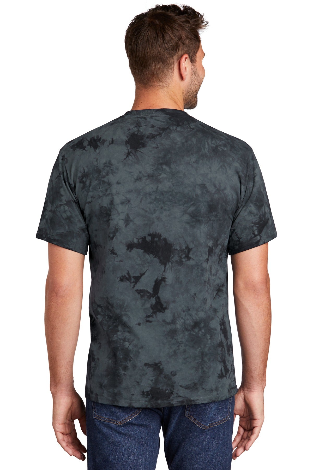Black Port & Co Crystal Tie-Dye Tee PC145 plain