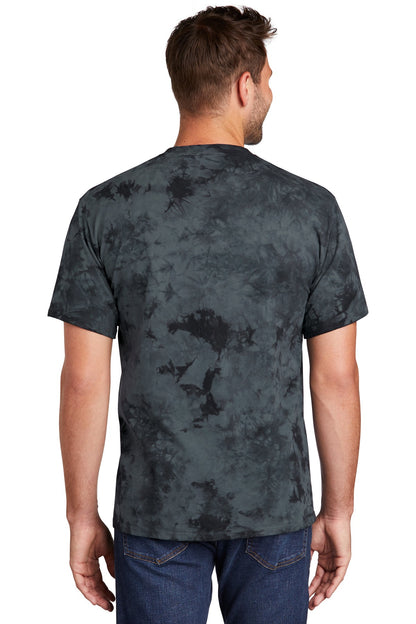Black Port & Co Crystal Tie-Dye Tee PC145 plain
