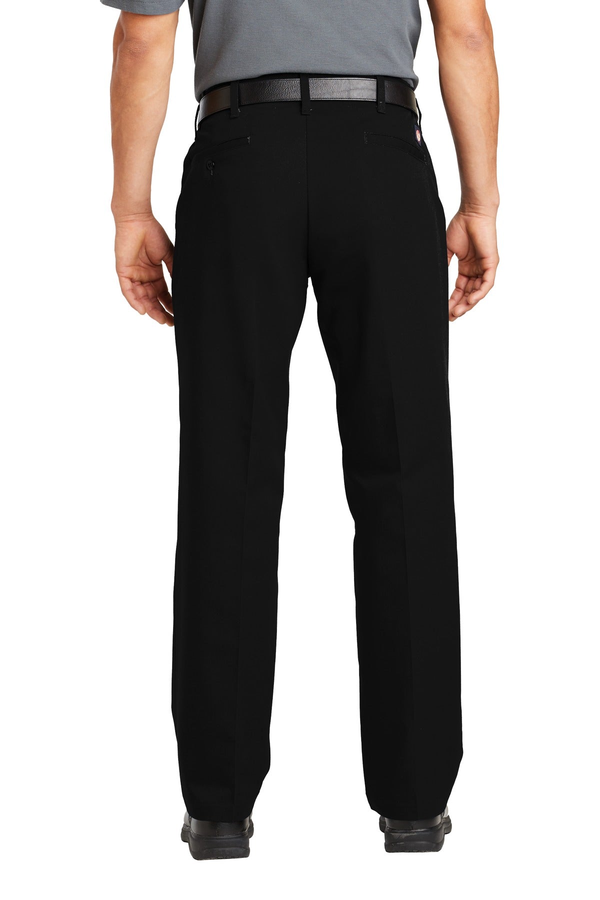 Black Red Kap Elastic Insert Pant. PT60 plain