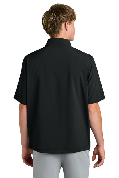 Black Richardson Barrage Wind Shirt RA7400SSQ plain