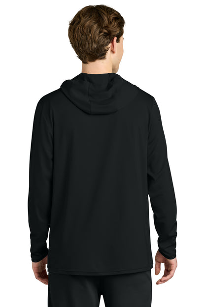 Black Richardson Clutch Long Sleeve Hoodie RA7110LSH plain
