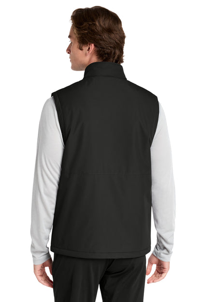 Black Sport-Tek Insulated Vest JST57 plain