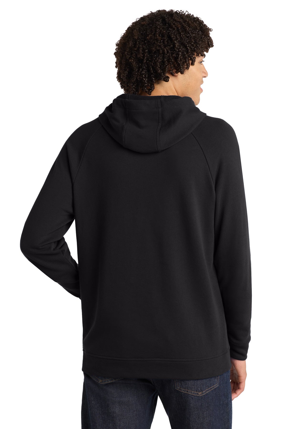 Black Sport-Tek Lightweight French Terry Pullover Hoodie. ST272 plain