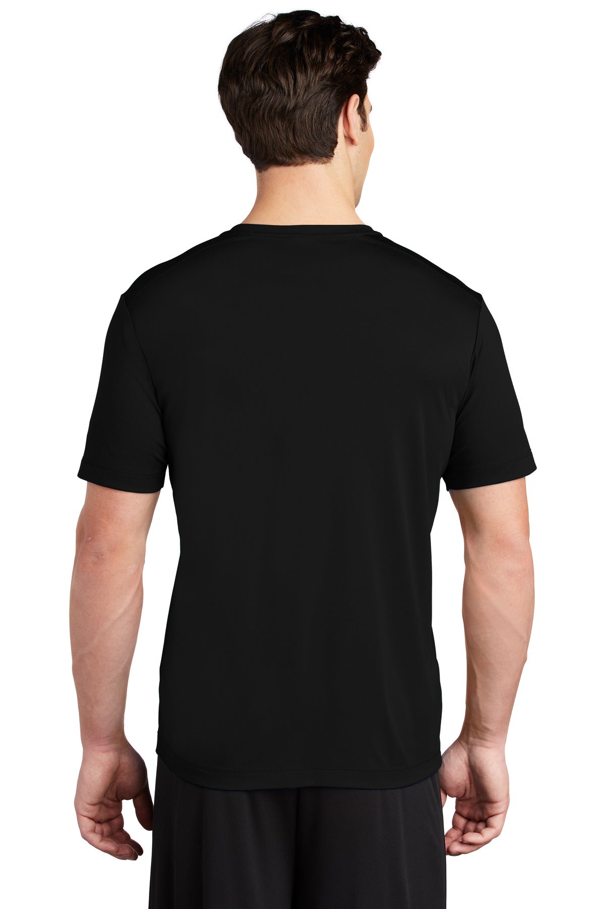 Black Sport-Tek Posi-UV Pro Tee. ST420 plain