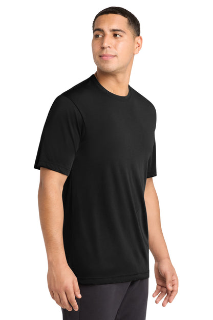 Black Sport-Tek PosiCharge Competitor Cotton Touch Tee. ST450 plain