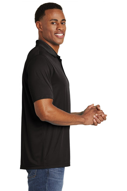 Black Sport-Tek PosiCharge Competitor Polo. ST550 plain