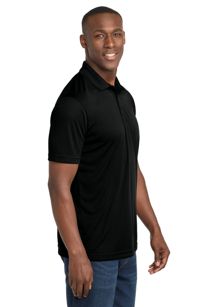Black Sport-Tek PosiCharge Competitor Polo. ST550 plain