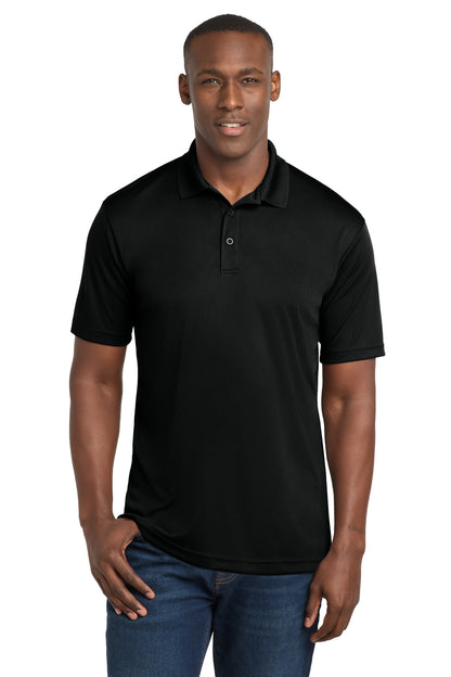 Black Sport-Tek PosiCharge Competitor Polo. ST550 plain