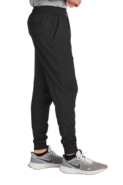 Black Sport-Tek Sport-Wick Stretch Jogger PST858 plain