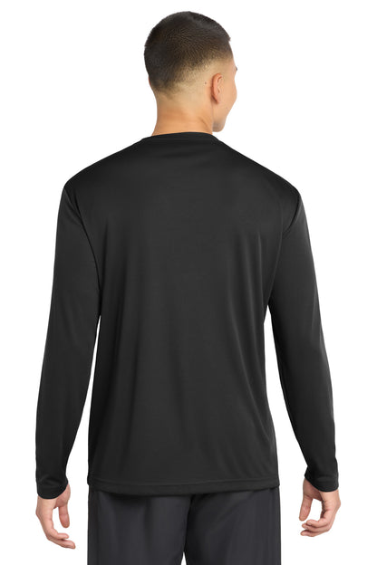 Black Sport-Tek Tall Long Sleeve PosiCharge Competitor Tee. TST350LS plain