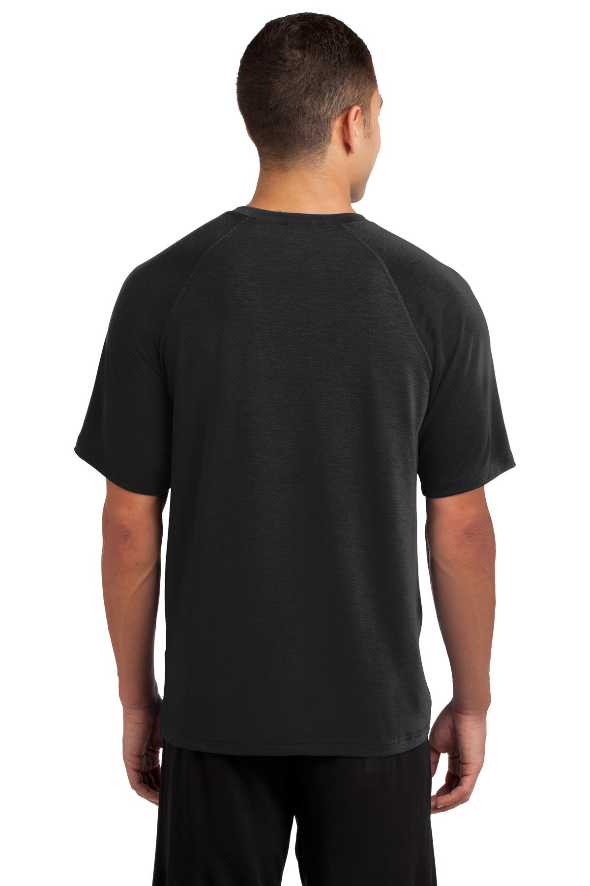 Black Sport-Tek Ultimate Performance Crew. ST700 plain