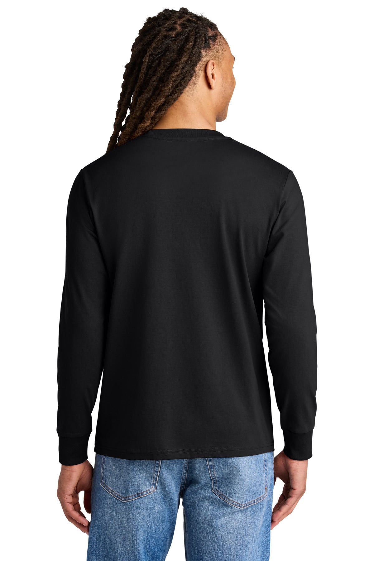 Black Stanley/Stella Unisex Creator 2.0 Long Sleeve Tee SXU022 plain
