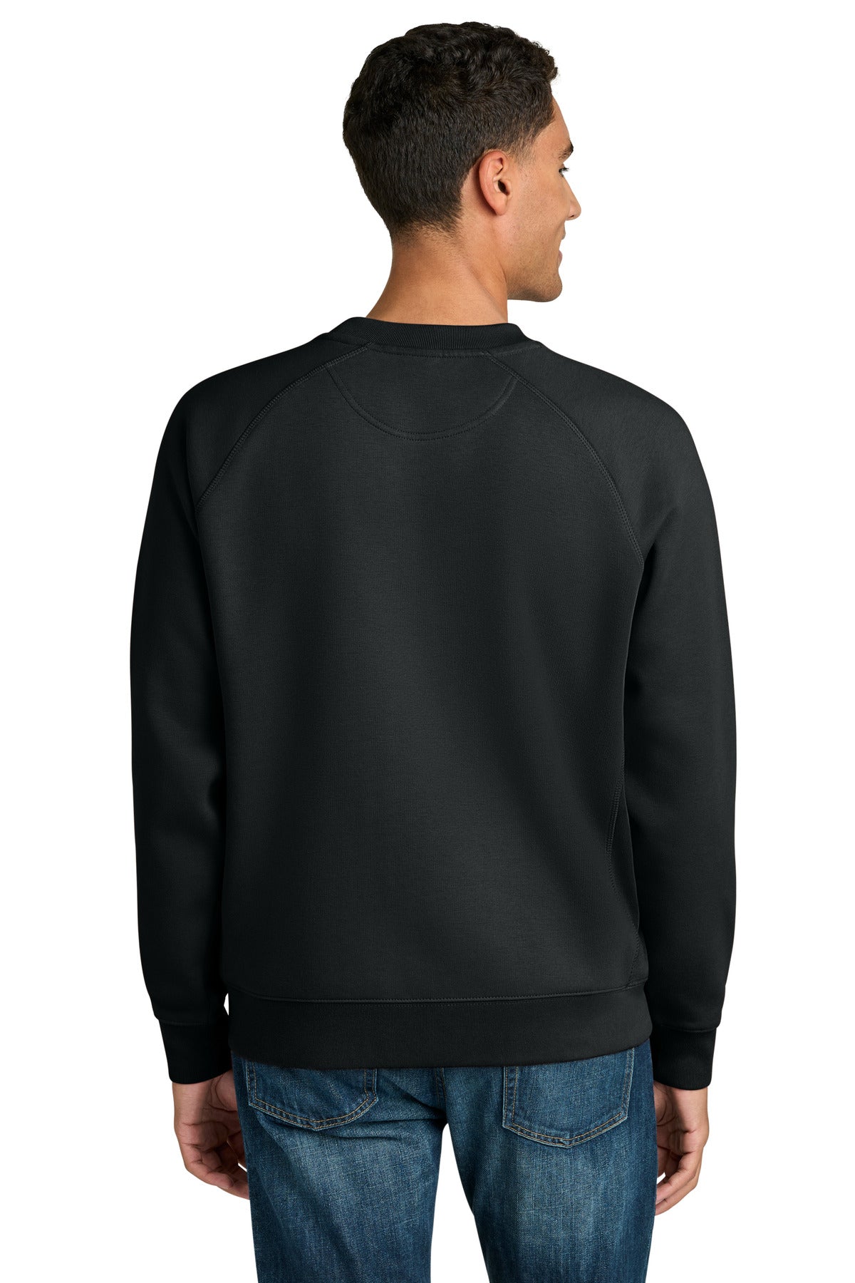 Black Stanley/Stella Unisex Knoxer Crewneck Sweatshirt SXU026 plain