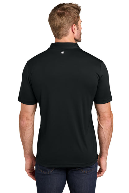 Black TravisMathew Coto Performance Polo. TM1MU410 plain
