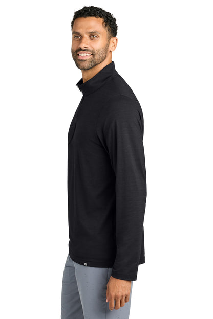 Black TravisMathew Crestview 1/4-Zip TM1MW452 plain