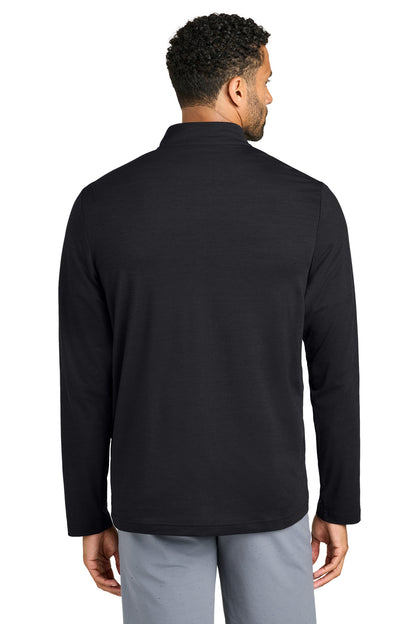 Black TravisMathew Crestview 1/4-Zip TM1MW452 plain