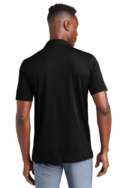 Black TravisMathew Monterey Chest Stripe Polo TM1MW450 plain
