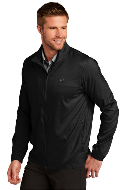 Black TravisMathew Surfside Full-Zip Jacket. TM1MU422 plain